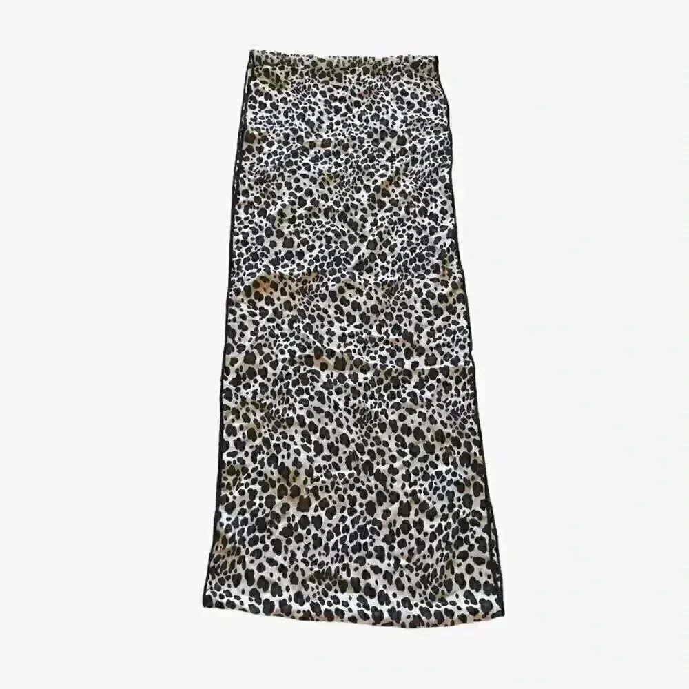 Leopard Print Infinity Soft Bohemian Womens Scarf